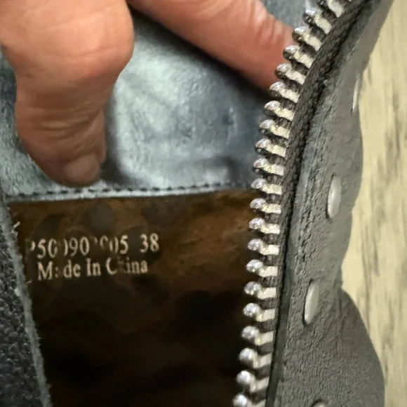 Fly London Black Leather Wedge Boots - Picture 13 of 13